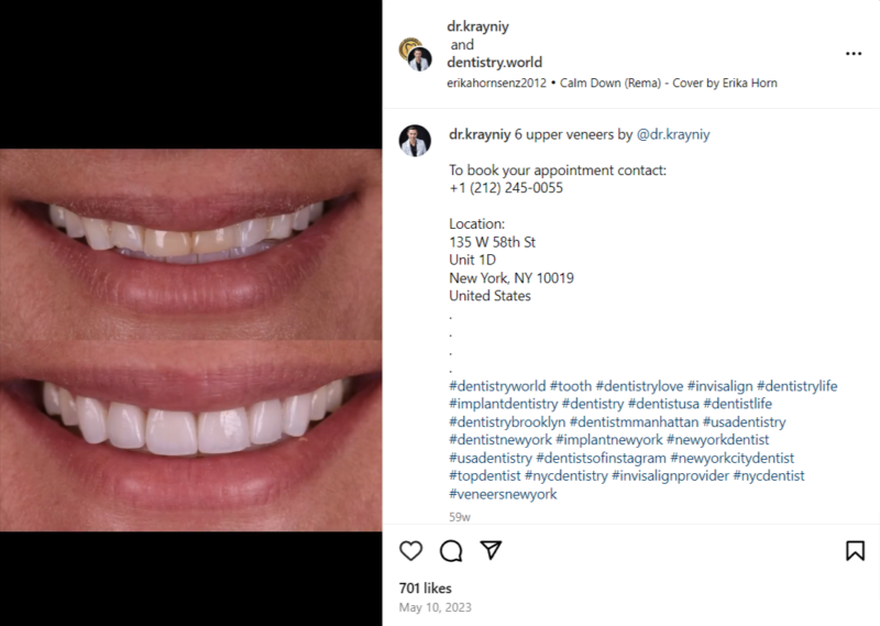 Dr. Krayniy on Instagram