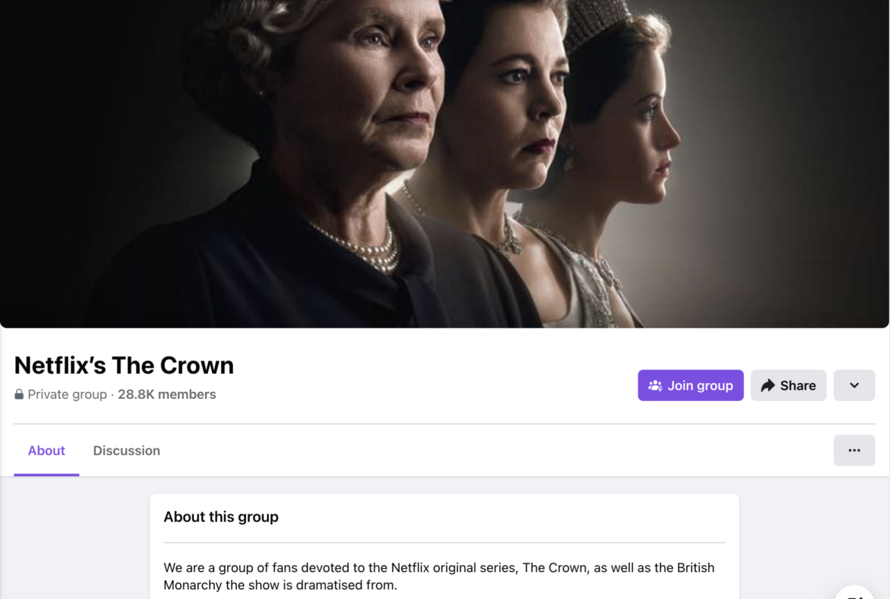 The Crown Netflix Facebook Group